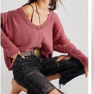 Free People We The Free Magic Thermal in Color Cowboy Size L